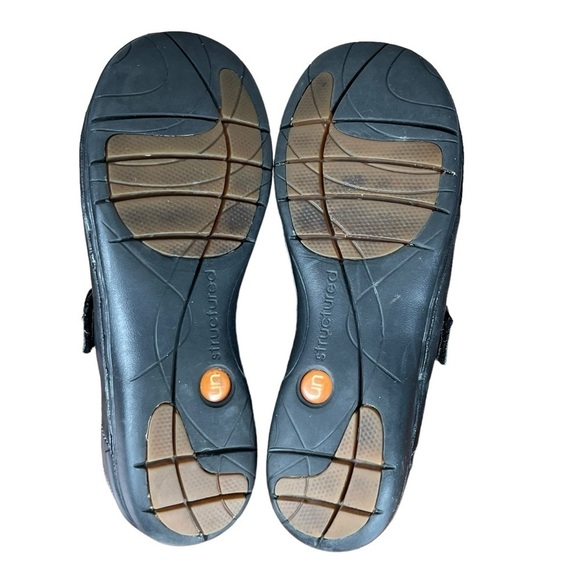 Unstructured Clarks Mary Jane Style Black Comfort Shoes Dark Academia Sz. 6.5 W - Picture 9 of 15